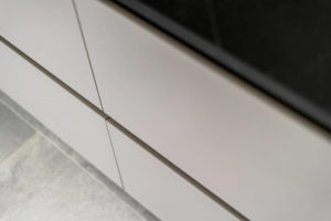 beige keukenkasten greeploos
