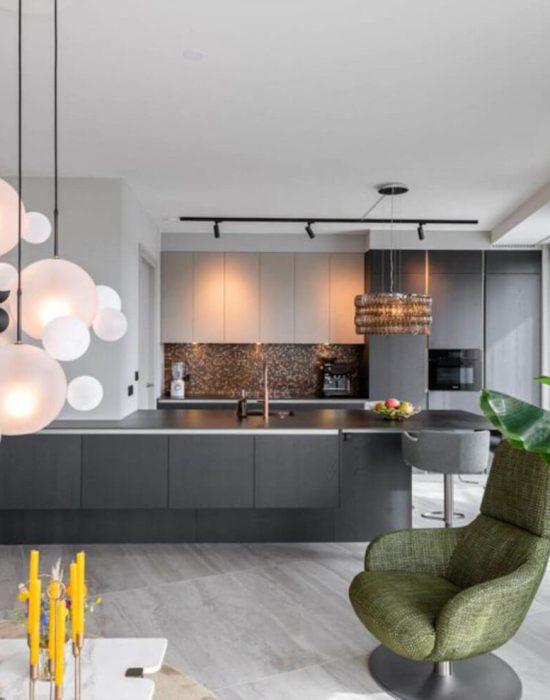 donkere high end keuken